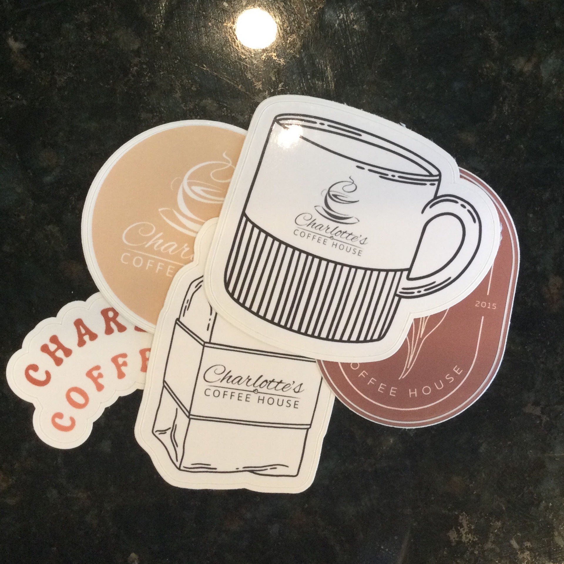 Single Stickers | Charlotte's Coffee House